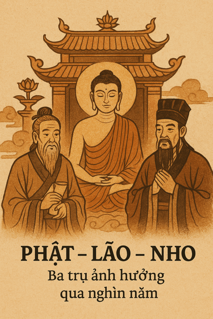 Phật – Lão – Nho trong tâm linh Việt – ba trụ ảnh hưởng tư tưởng và nghi lễ qua nghìn năm