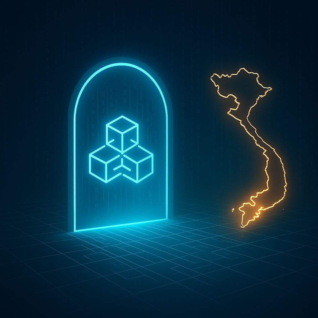 Blockchain và Phi Tập Trung – Hình ảnh biểu tượng cho hệ thống mở và tương lai số của Việt Nam
